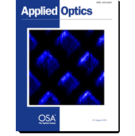 Cover page of Appl. Opt. 